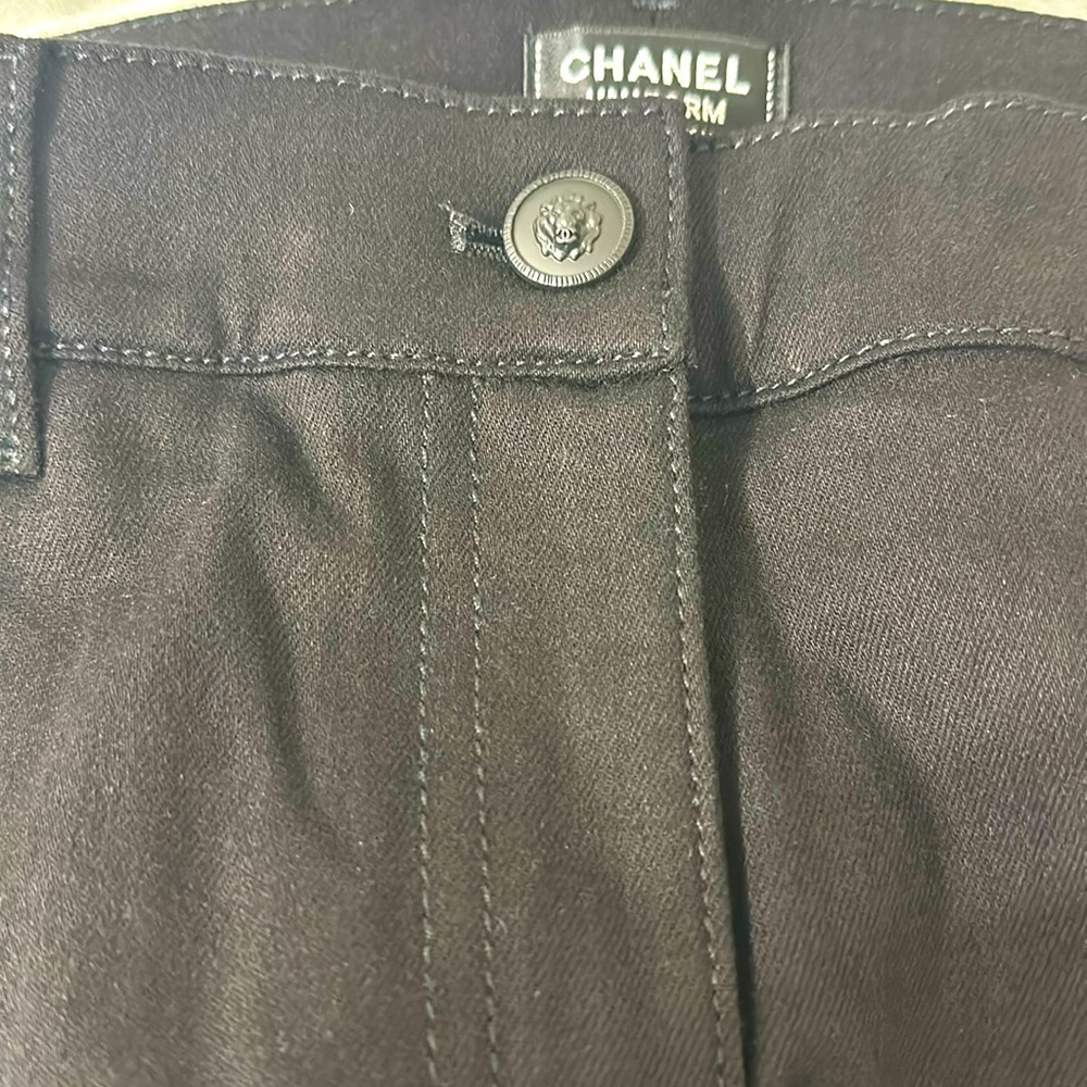 COPY - Chanel Straight Leg Black Jean
